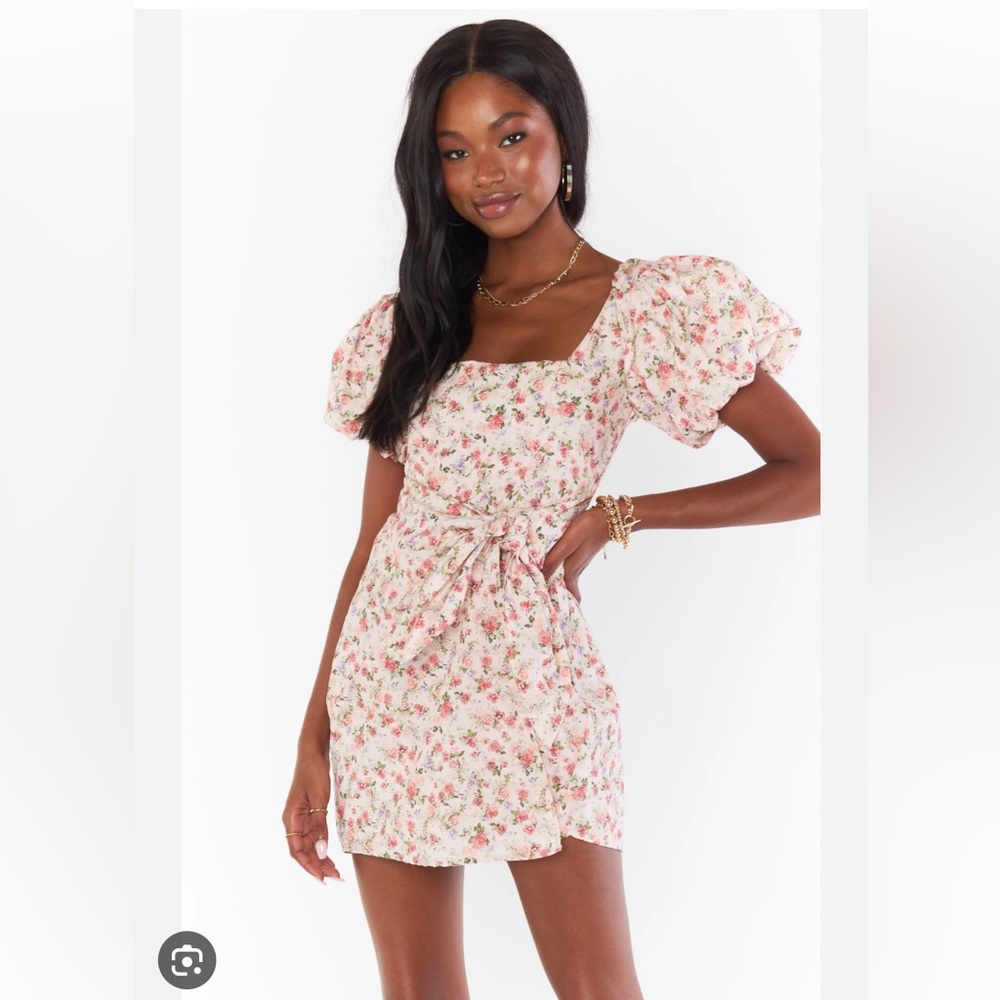 Show Me Your Mumu Danielle Mini Dress in pink rose size small!